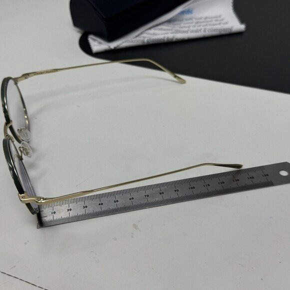 warby parker garrison m 1709 Polished Gold Ivy Round Eyeglasses Frames 50-19 140 - Picture 14 of 15